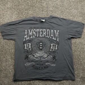 FOX originals Shirt Mens L  Amsterdam‎ Holland Graphic Cotton Casual Streetwear